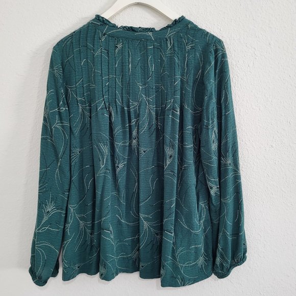 Daniel Rainn Teal Blouse - Picture 2 of 7